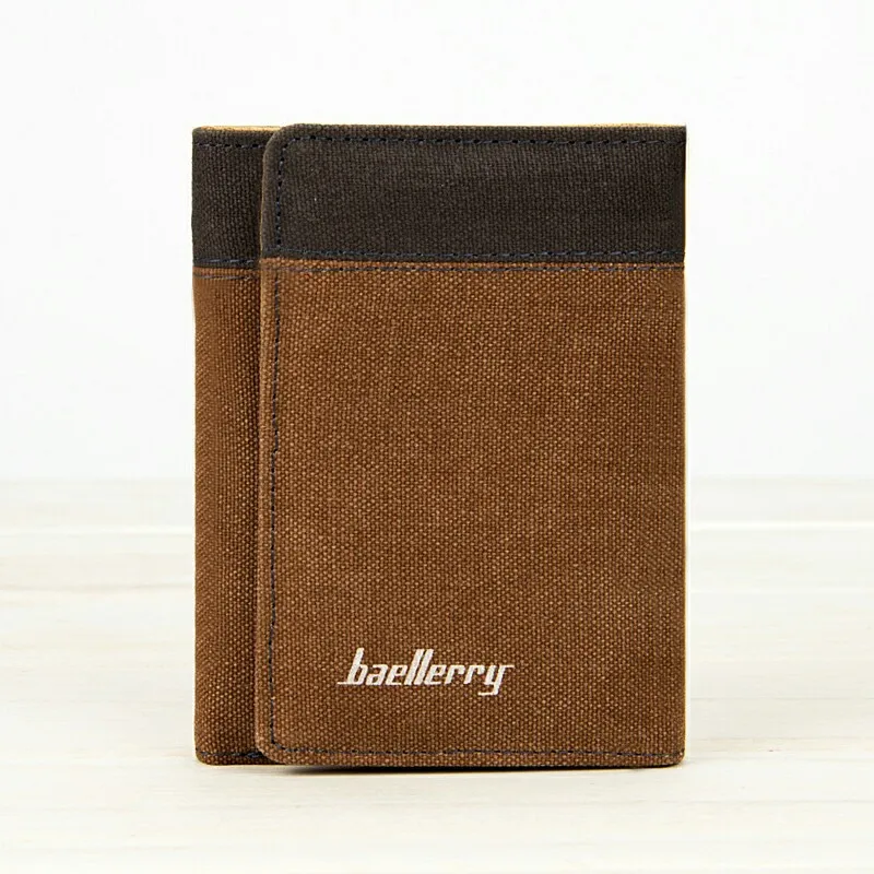 Мужской холщовый кошелек высокого качества простой стильный мужской клатч новый