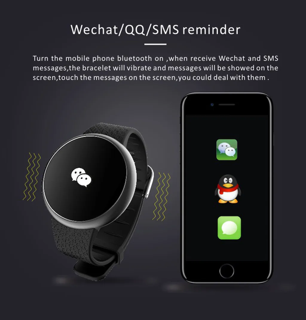 Смарт-часы для фитнеса с монитором сердечного ритма IP68 мужские и женские