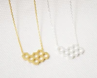 daisies wholesale 10pcslot unique design statement jewelry honeycomb necklace for women collar de la mujer