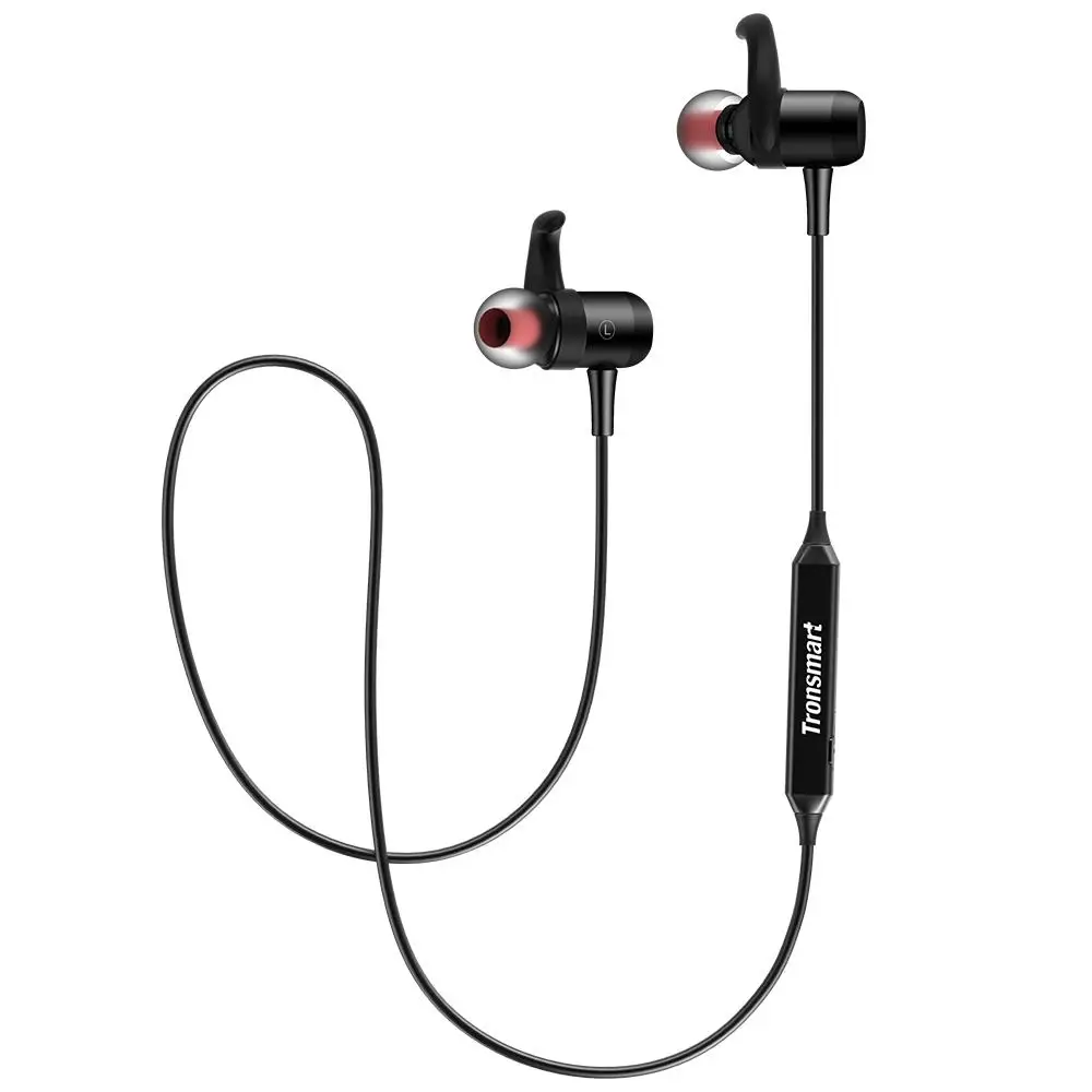 Магнитные bluetooth-наушники Tronsmart Encore S1 со встроенным микрофоном, время воспроизведения до 10 часов