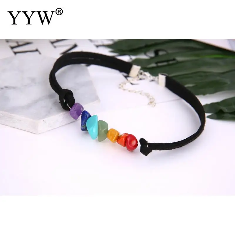 Новое поступление Йога Рейки Исцеление балансировка 7 камень чокер женщина около