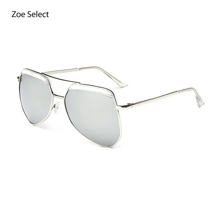 Мода 2017 г. Для женщин бренд Дизайн кошачий глаз Защита от солнца Очки сплав Рамки