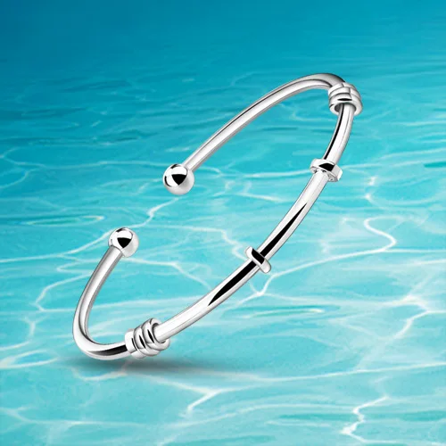 Упаковка почтой распродажа женский модный браслет из стерлингового серебра 925