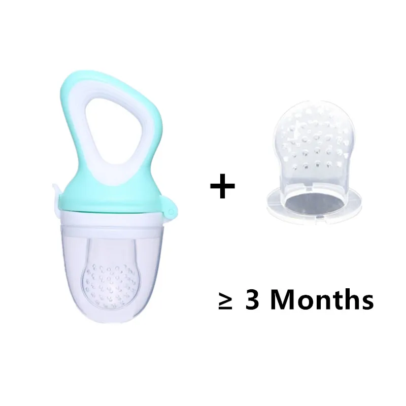 Green S Для новорожденных Baby Nibbler свежий Еда соски-пустышки кормушка для бутылки с водой для детей ребенок фруктов обучение соска для кормления соска детские соски-пустышки бутылочки - Цвет: Green S