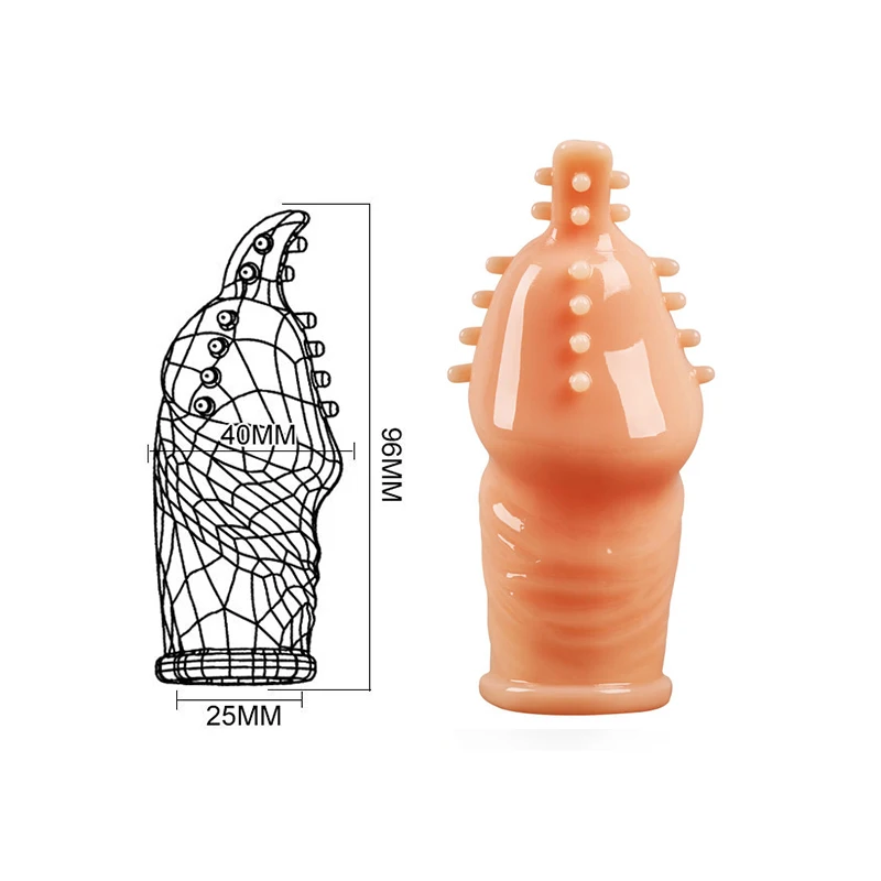 Упаковка конфиденциальности силиконовый пенис презерватив расширитель