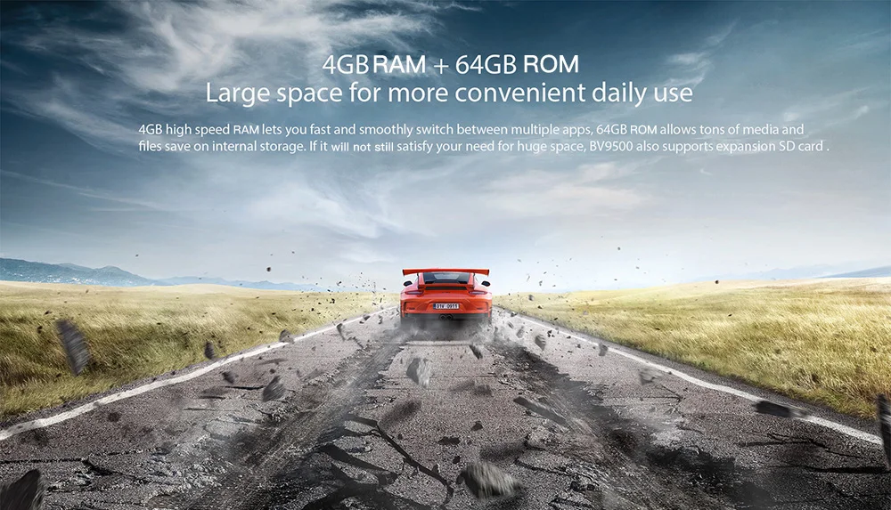 Blackview BV9500 10000 мАч мобильный телефон 5 7 &quotAndroid 8 1 MT6763T Octa Core 4 ГБ + 64 16MP двойная задняя