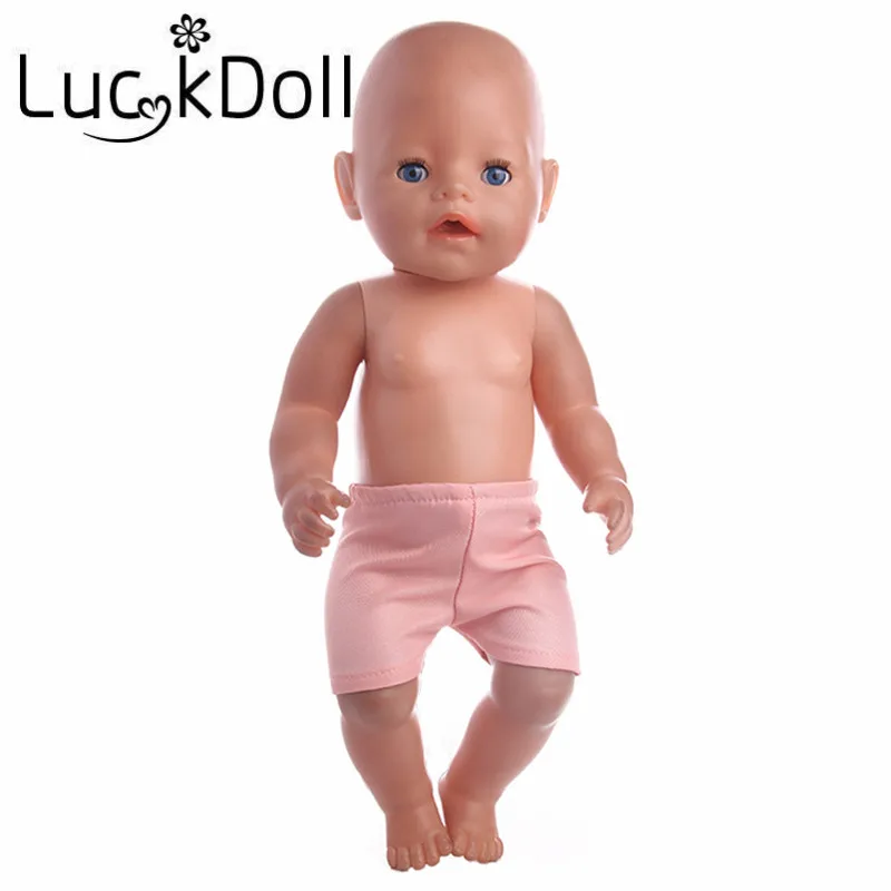 LUCKDOLL Модная Кукла шорты подходит 18 дюймов Американский 43 см детская кукла одежда аксессуары, игрушки для девочек, поколение, подарок на день рождения
