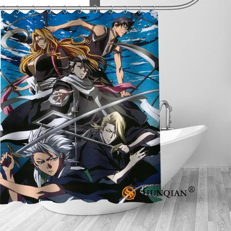 Bleach Рукия Кучики Ванна Шторы 100% полиэстер ткань Современная душевая ванная
