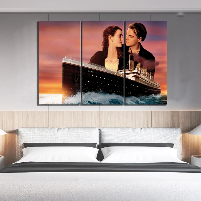 3 предмета HD круиз картина с кораблем Титаник романтическая история постер на