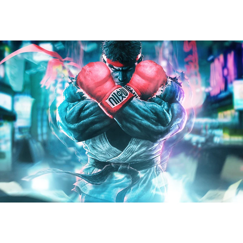 Алмазная картина 5D DIY вышивка &quotУличный Figther: Ryu&quot полный квадратный и круглый