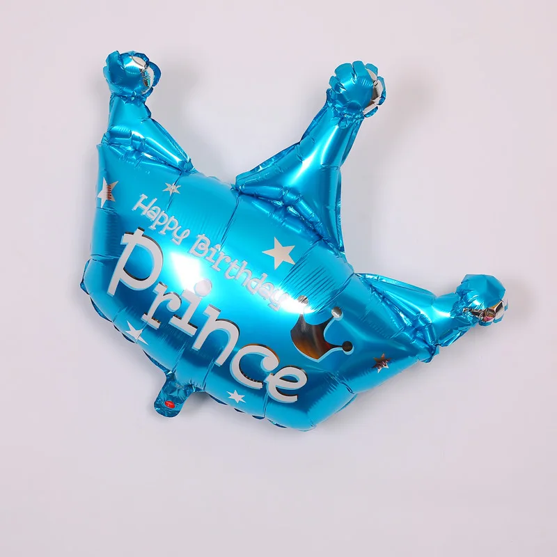 1 шт. Большие шарики короны принцессы креативный большой алюминиевый