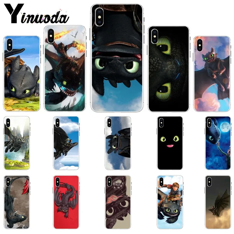 Yinuoda Беззубик Как приручить дракона HTTYD чехол для телефона Apple iPhone 8 7 6 6S Plus X XS MAX 5 5S