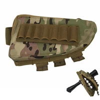military pouch paintball hunting shooting equipment adjustable tactical butt rifle stock cheek rest pouch portable bullet bag