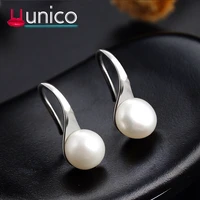 uunico 2018 fashion creative stud earrings s925 sterling silver stud earrings valentine day gift mom birthday gift woman earring
