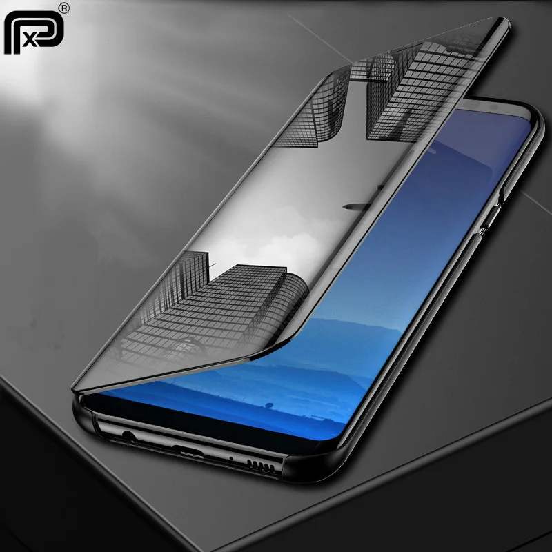 Mirror Case For Xiaom mi 9 Se Stand Flip Leather Phone Cases Xiaomi MI SE Mi9 Glass Plating Coque Funda Cover | Мобильные телефоны
