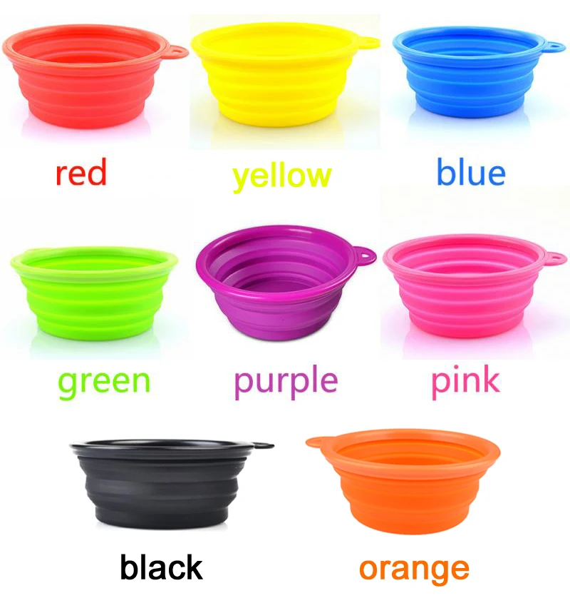 Переносные складные силиконовые для кошки или собаки канат кормления