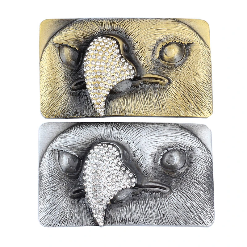 Личность Мужской ремень натуральная кожа орел с пряжками для ястреб мозаика