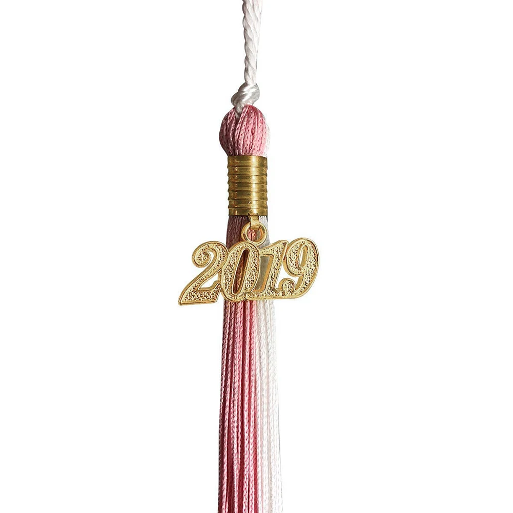 Сплав 2019 года Шарм Кулон выпускной кисточкой коллаж Кепка выпускники шляпа