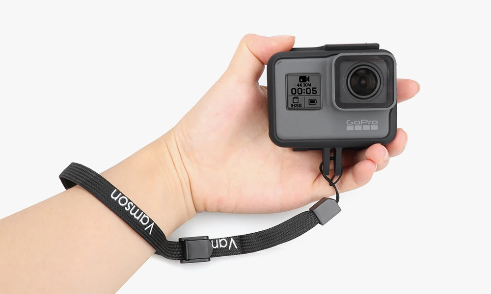 Vamson для Gopro аксессуары защитная рамка чехол задняя крышка корпус крепление Hero7 6 5 черный 7 серебристый/белый VP631