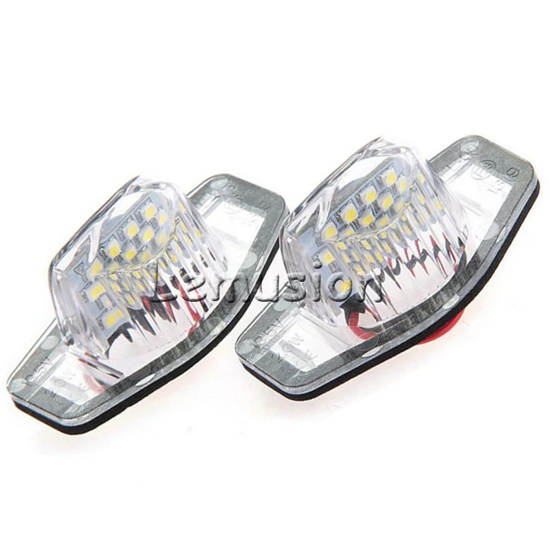 1 пара Автомобильный светодиодный номерной знак светильник 12V SMD СВЕТОДИОДНЫЙ