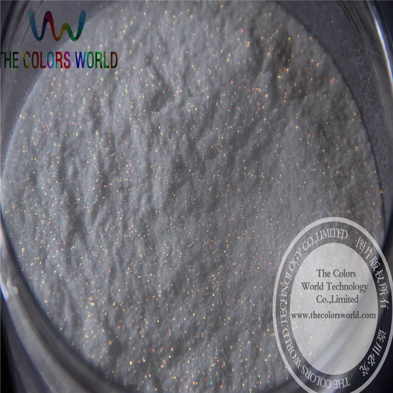 № 21 оптовая продажа Радужный белый светильник 0 1 мм 004 с синим блеском пудра для