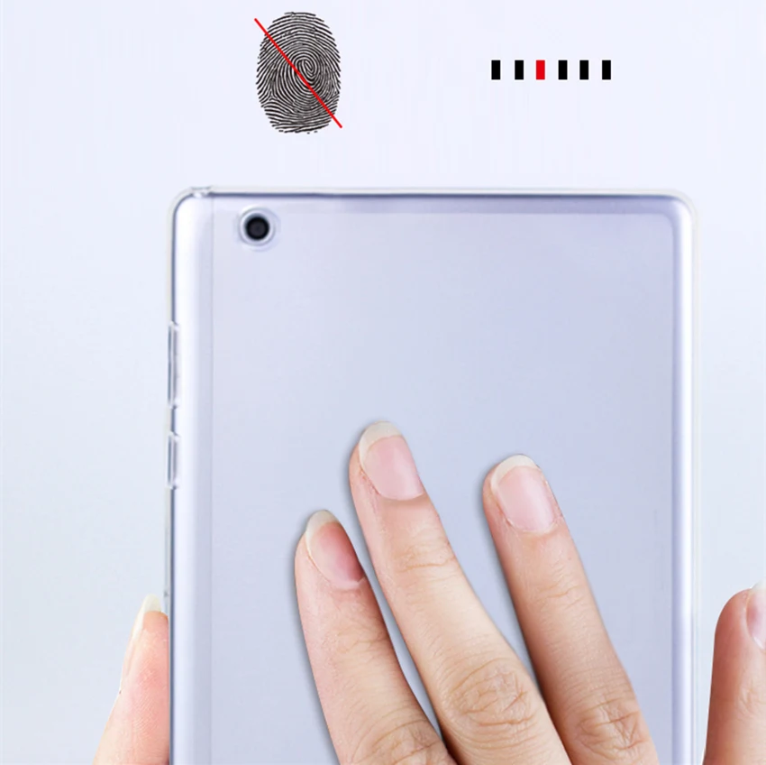 Официальный 1:1 случае mi Pad 4 mi Pad4 8,0 ''8 дюйма shell Мягкие TPU Ясно задняя крышка для xiaomi mi pad4 mi pad 4 Tablet