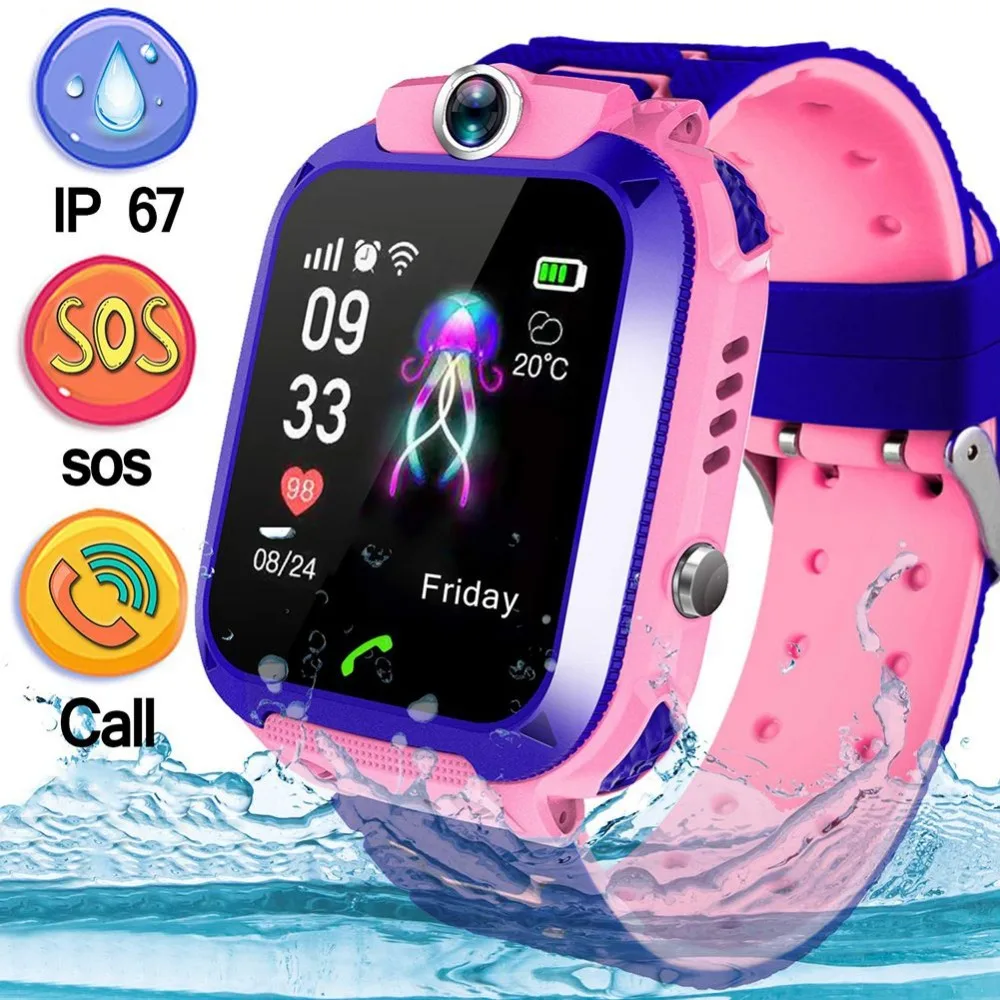 2019 Newest Waterproof Q12 Kid LBS Smart Watches Baby Watch SOS Call Location Finder Locator Tracker Anti Lost Monitor Hot | Электроника