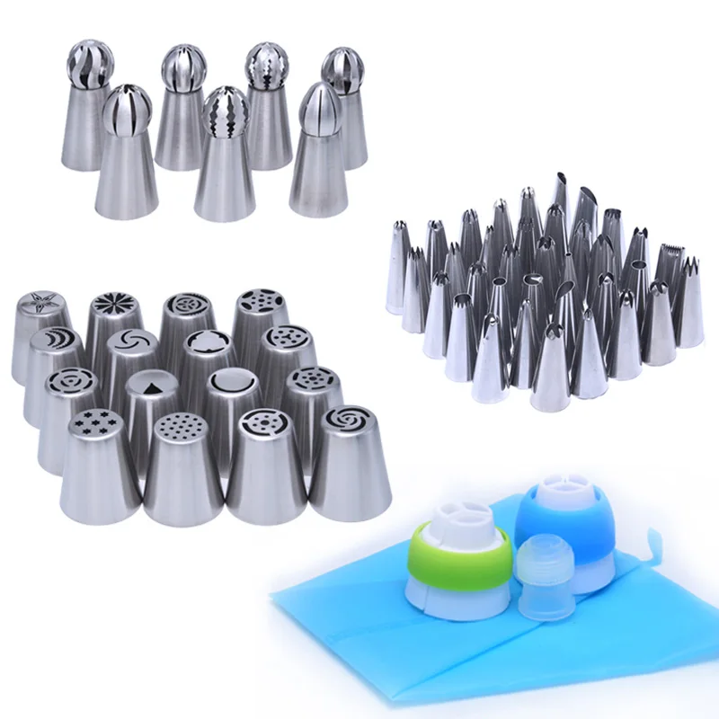 Нержавеющая сталь торт крем глазурь трубопроводов сопла Декор кекса шар факел