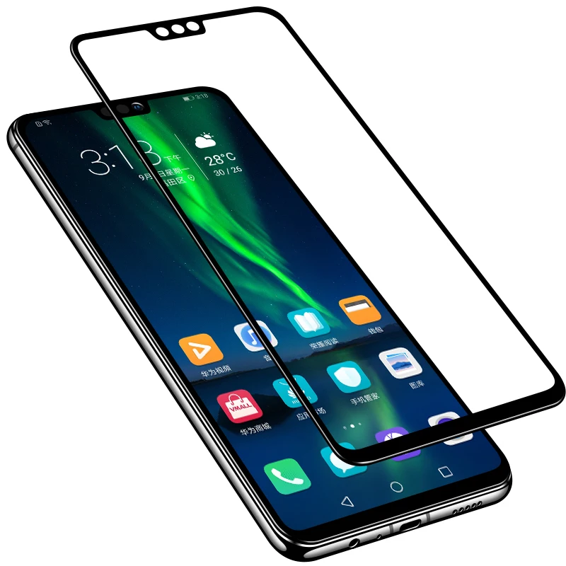 HD защитное стекло на honor 8C закаленное для huawei i 8 C Защитная пленка экрана 9 H 9D |