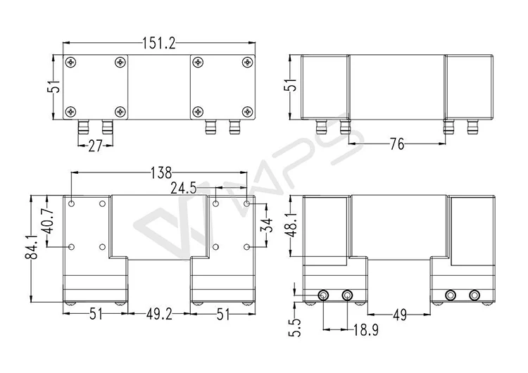 CK1585SPM 12 V/24 V миниатюрный вакуумный насос с высоким вакуумом большой поток отрицательное давление насоса