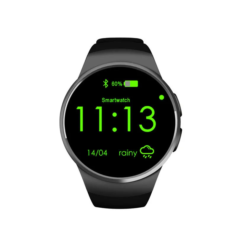 Black Smatwatch+ наушники/набор relogio celular хорошее качество relogios inteligente orologio поддержка sim-карты tf карта MTK2502 частота сердечных сокращений - Цвет: Black