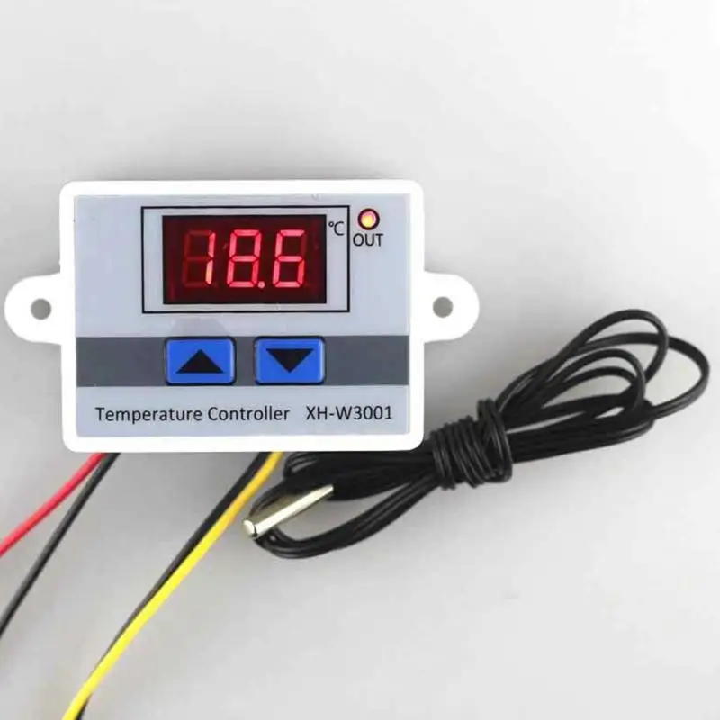 XH-W3001 10A цифровой Температура контроллер 12V 24V 220V качества регулятор температуры с термопарным термостат с ЖК-дисплей дисплей