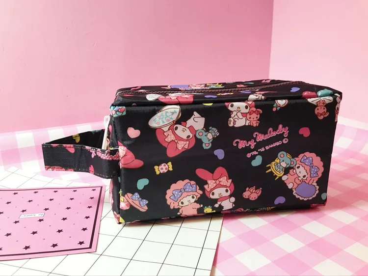 Аниме Моя Мелодия Cinnamoroll Собака Тоторо анпанмен косметичка макияж мешок мультфильм кошелек 20 см* 11 см* 9 см - Цвет: Синий