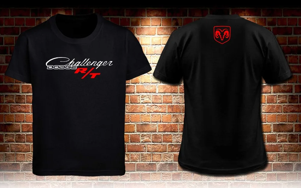 

2019 New Summer Men T-shirt Black T-Shirt Challenger RT Viper Car Men's T Shirt S To 3XL Cotton Tee Shirt