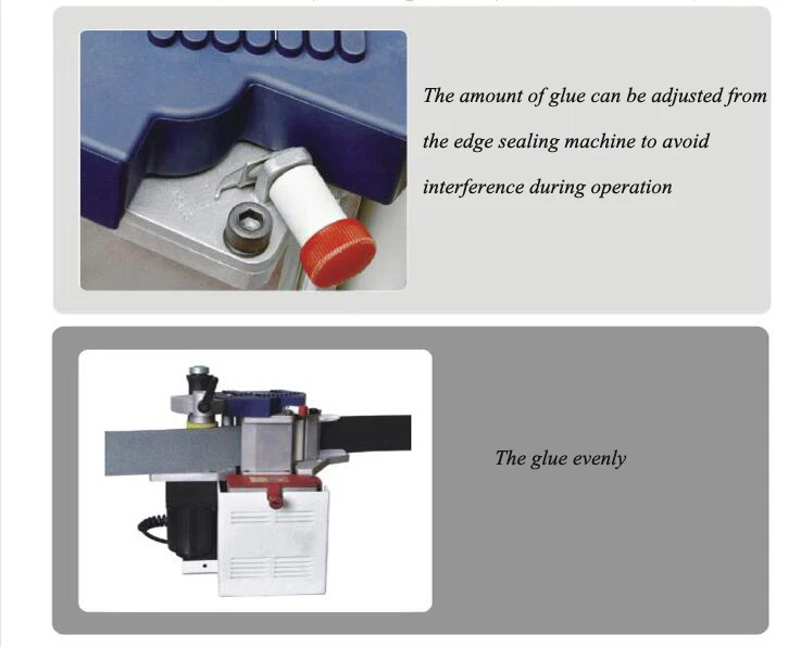 Portable Edge Banding Machine Wood PVC Automatic Gluing Bander Adjustable Speed/ Digital Temperature Control BR500 | Инструменты