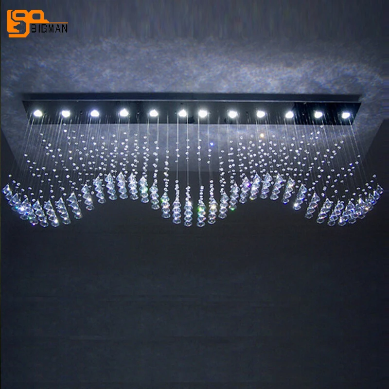 Новая волна дизайн обувь с украшением в виде кристаллов люстра лампа AC110V 220v блеск