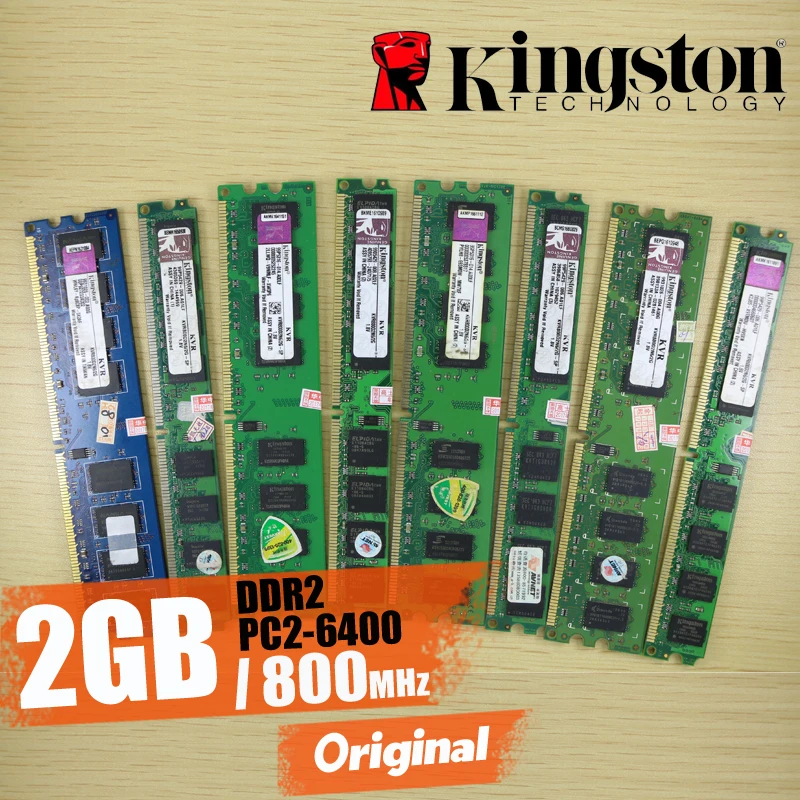 ОЗУ Kingston для настольных ПК 2ГБ 800 МГц PC2 6400 DDR2 667 2 ГБ 4 8 PC3 DDR3 1 1333/1600 МГц|ddr2 pc|ddr2 pc