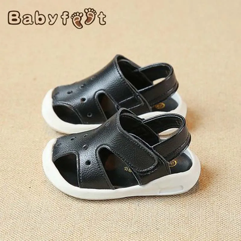 2017 Слегка Флоппи-Милые Мальчики И Девочки Сандалии Лето Нескользящей Резиновой