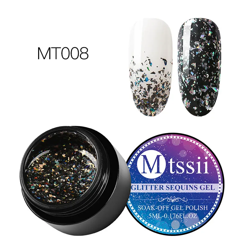 S03066 Mtssii блеск для губ Хамелеон Гель-лак UV Soak Off Nail Art Лак Стойкий цвет покрытие живопись гель 5 мл гель для ногтей с блестками лак - Цвет: S03066