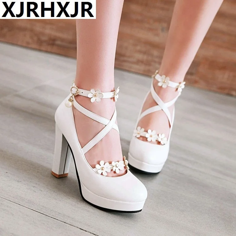XJRHXJR/черные белые розовые свадебные туфли для невесты женские лодочки с