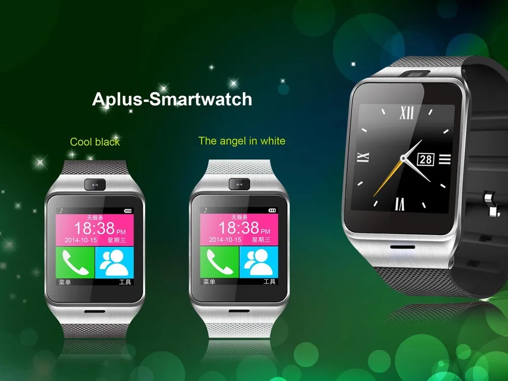 Fashion Aplus Smart Watch GV18 Support Micro SIM Card Communication Bluetooth 3.0 Clock 550mAh Battery Long Duration | Электроника