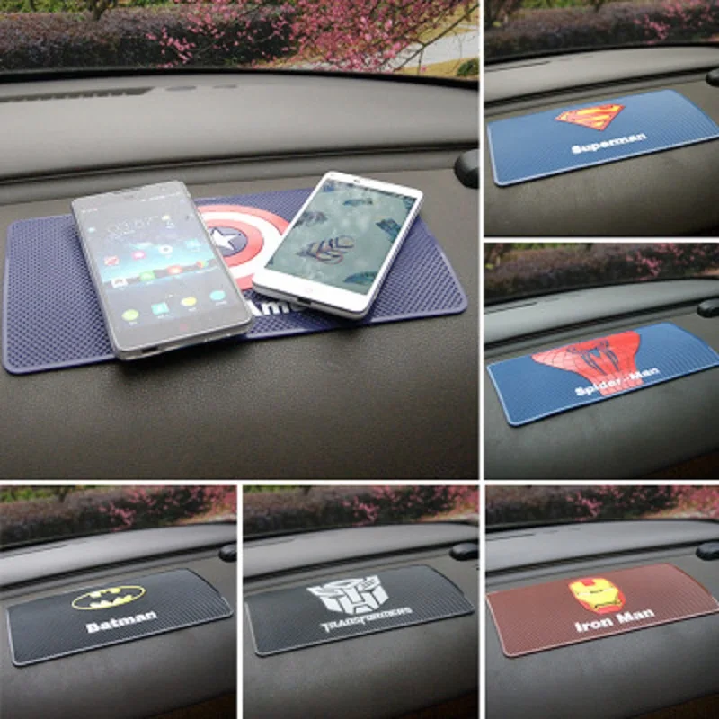 Нескользящий коврик для автомобиля Marvel Мстители Железный человек Капитан