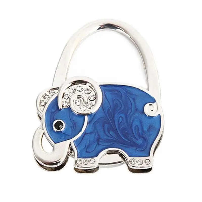 Застекленный замок крючок в форме слона Однорядный крюк для дрели сумка стола