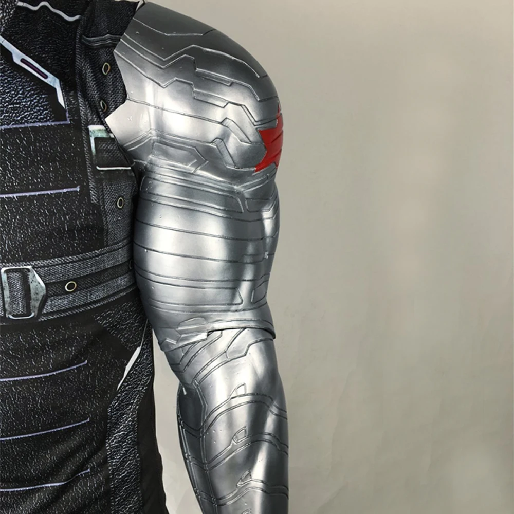 2018 новый зимний солдат рука капитан Bucky Америка Барнс Броня косплей высокого