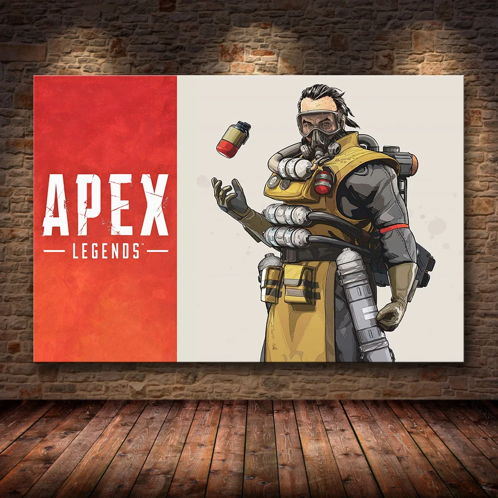 08 Без рамки игра Плакат Украшение картина из Apex легенды на HD холст картина искусство плакаты и принты - Цвет: 08