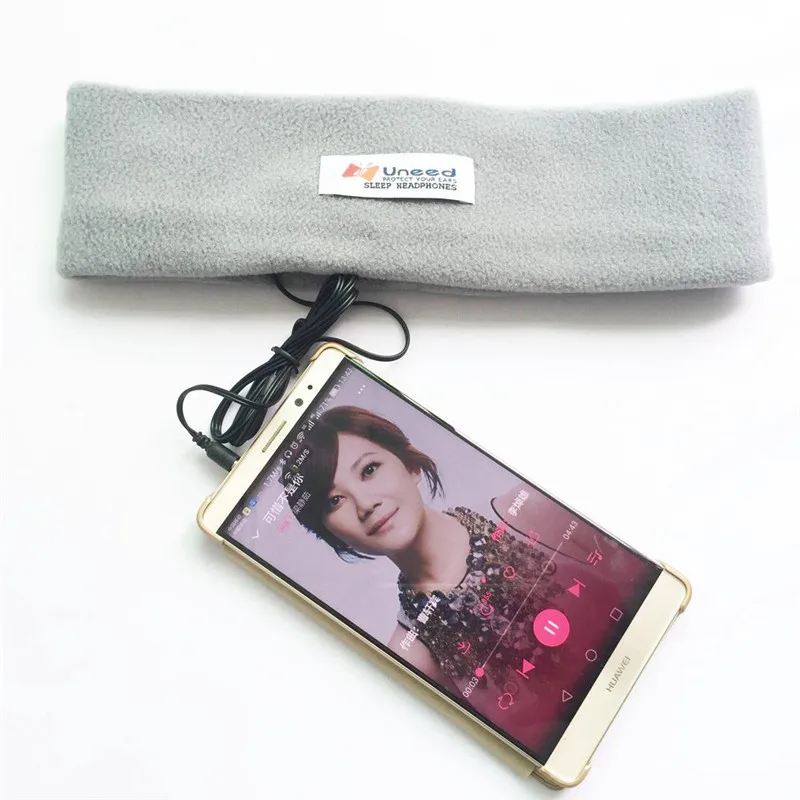 Мягкая Шерстяная Анти-шум Спать Наушников Запуск Спорт Наушники 9 Цвета Черный