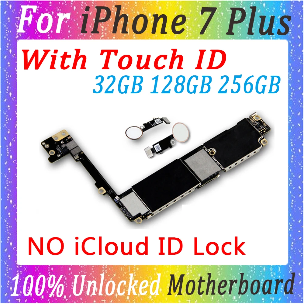 Оригинальная материнская плата для Apple iPhone 7 Plus 7P 5 дюймов панель разблокирована