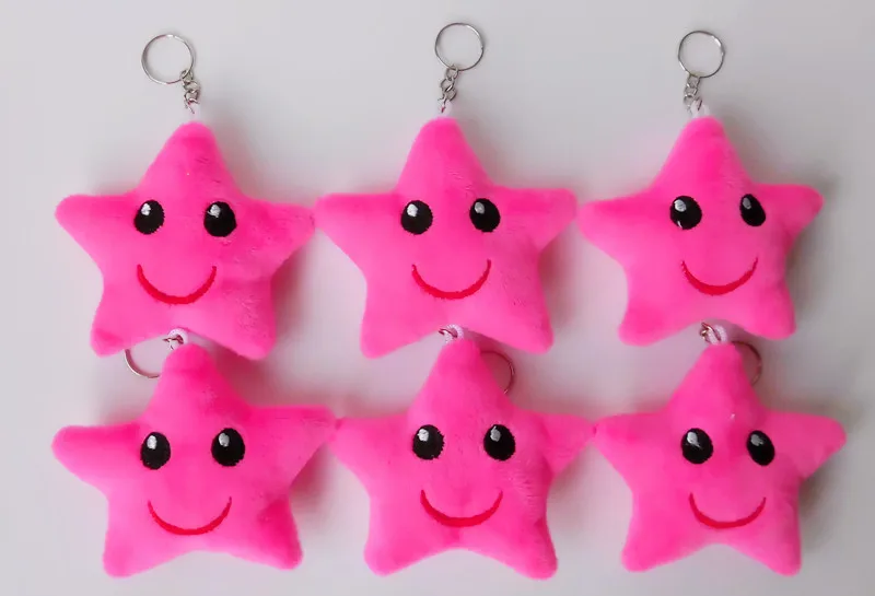 Горячая Звездный брелок Прямая с фабрики маленькие подарки для мероприятий практичные Звезды Мягкая Подвеска для ключей детские игрушки подарки для студентов