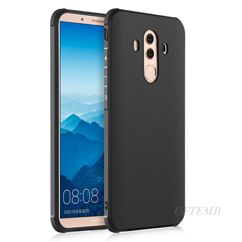 Black Uftemr чехол для телефона для huawei mate 10 Pro Чехол 3D Dragon ультра тонкий мягкий силиконовый чехол для mate 10 Pro чехол противоударный - Цвет: Black
