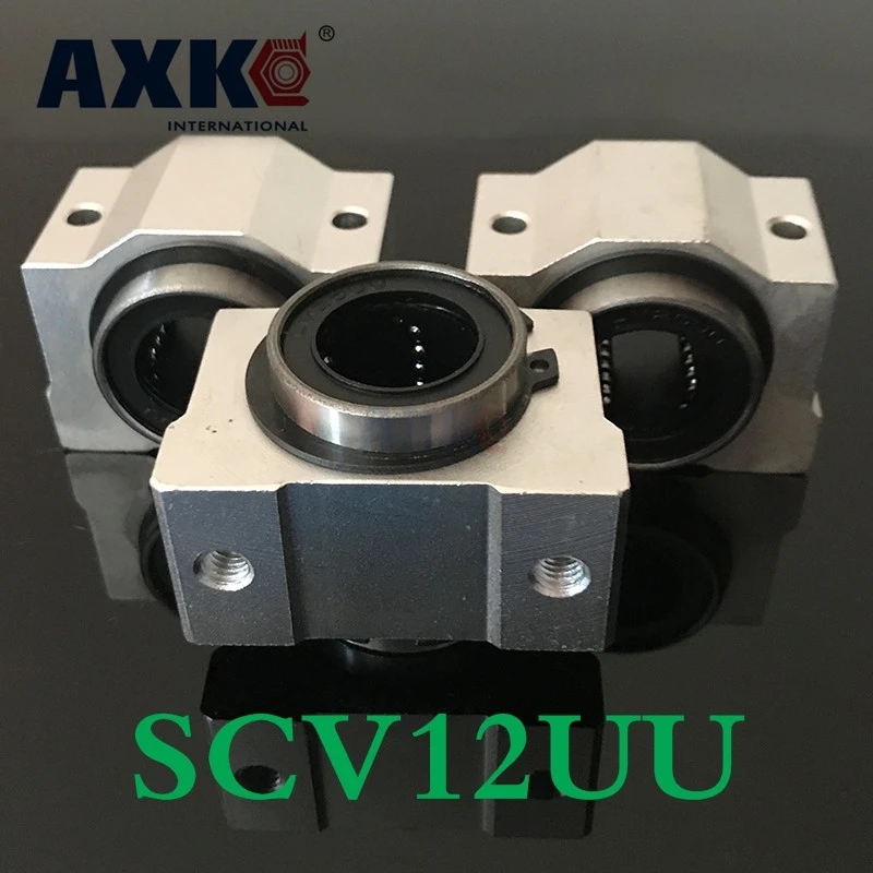 Линейный Корпус подшипника Sc12vuu Scv12uu Sc12v с линейным подшипником Lm12uu 12 мм рельса